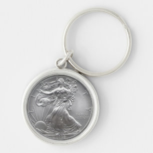 Am Eagle Coin Design Keychain