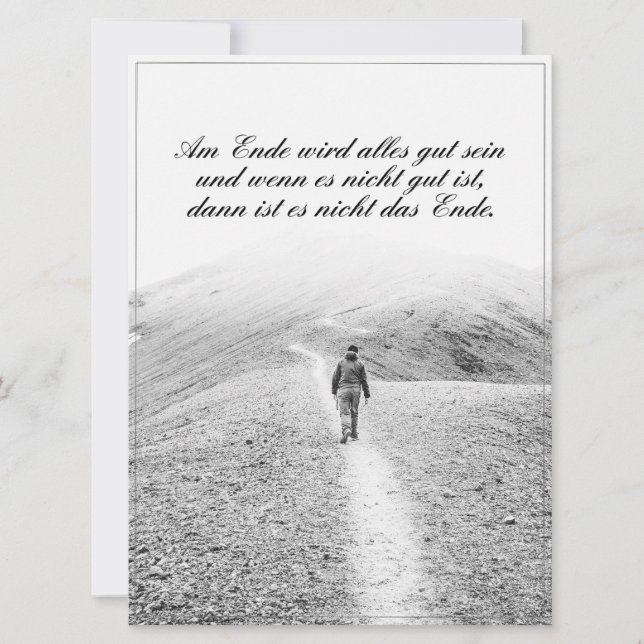 Am Ende wird alles gut sein (Front)