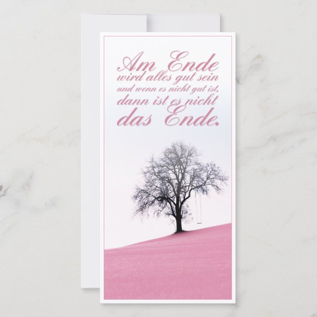 Am Ende wird alles gut sein (Front)