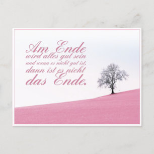 Am Ende wird alles gut sein Holiday Postcard