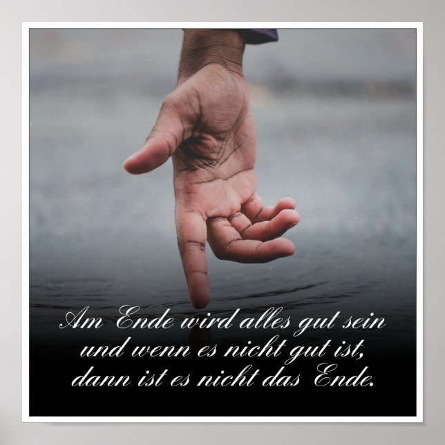 Am Ende wird alles gut sein Poster (Front)