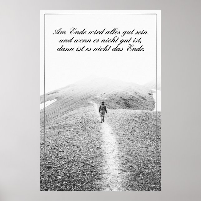 Am Ende wird alles gut sein Poster (Front)