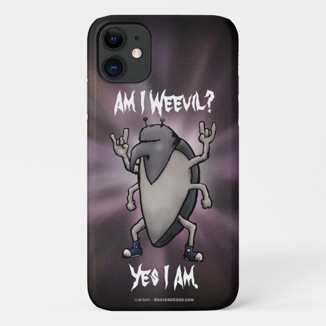 Am I Weevil Fun Heavy Metal Cartoon Case-Mate iPhone Case (Back)