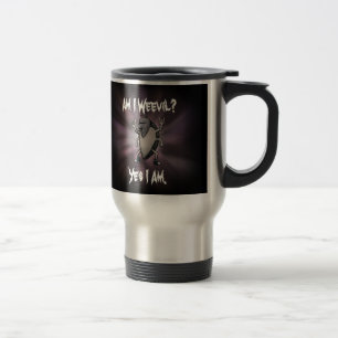 Am I Weevil Heavy Metal Cartoon Travel Mug