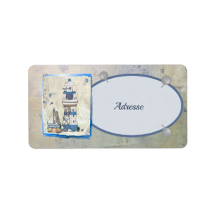 Am Meer Adressaufkleber Label