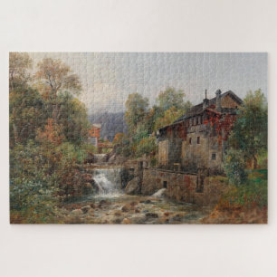 "Am Mühlenbach" (By the Mill Stream) Jigsaw Puzzle
