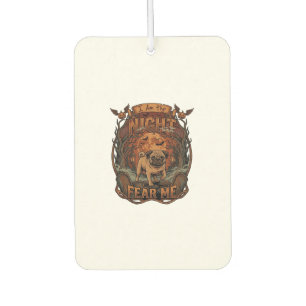 Am Night Fear Me Pug Halloween Moon_1 Air Freshener