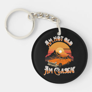 am not old am classic keychain