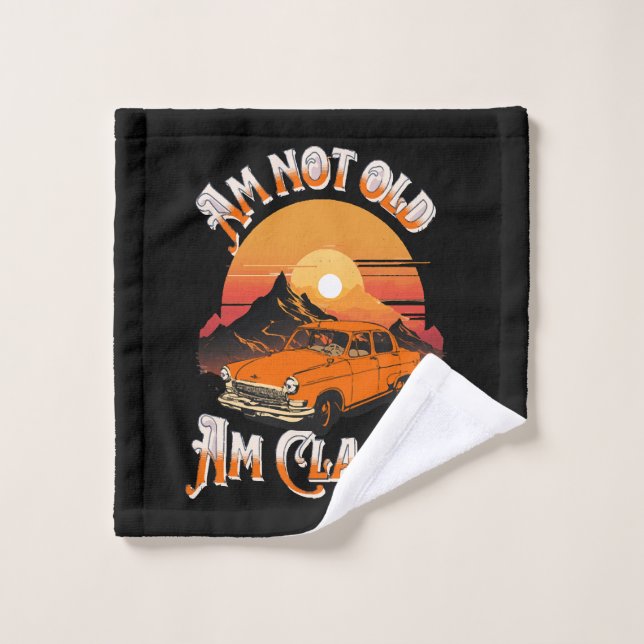 am not old am classic wash cloth (Wash Cloth)
