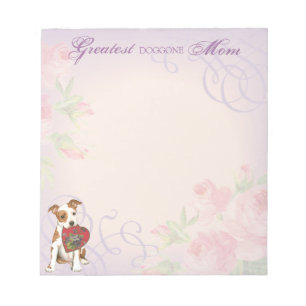 Am Staff Heart Mom Notepad