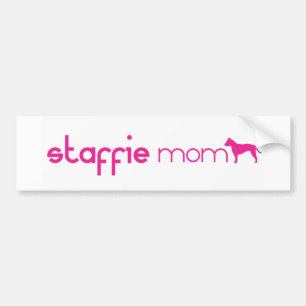 Am Staffordshire Terrier Mom Bumper Sticker