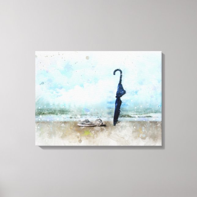 Am Strand Canvas Print (Front)