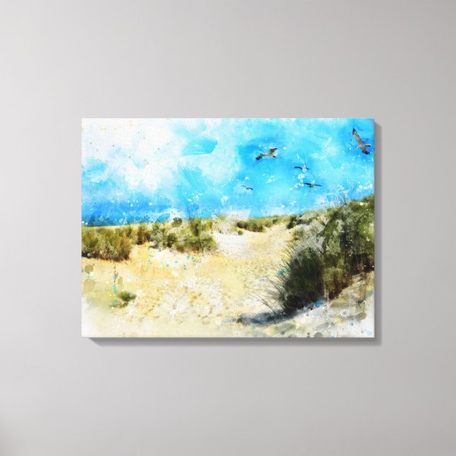 Am Strand Canvas Print (Front)