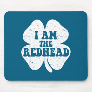 Am the redhead funny dibs on the redhead women men mouse pad