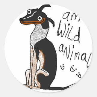 Am Wild Animal Classic Round Sticker