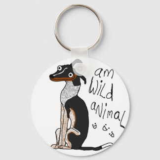 Am Wild Animal Keychain