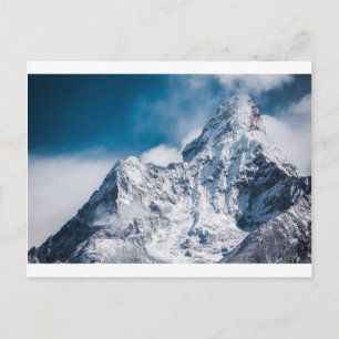 ama dablam Himalaya abstract mountains Postcard