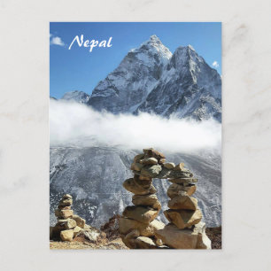 Ama Dablam, Sagarmatha, Everest trek / Nepal Postcard