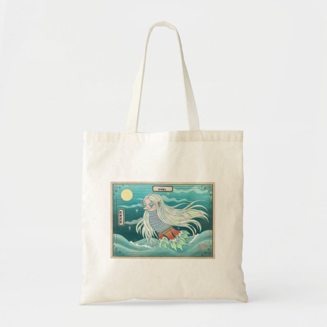 Amabie, The Healing Spirit Tote Bag (Front)