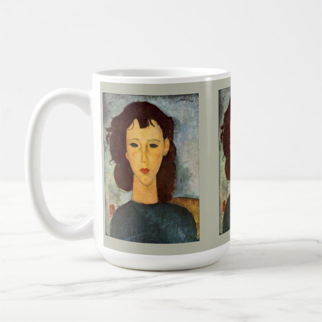 Amadeo Modigliani Portrait of a Girl Mug (Left)