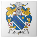 Amador Family Crest Tile<br><div class="desc">Amador Coat of Arms</div>