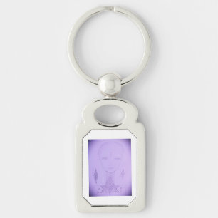 Amal Unique Colorful Portrait Keychain