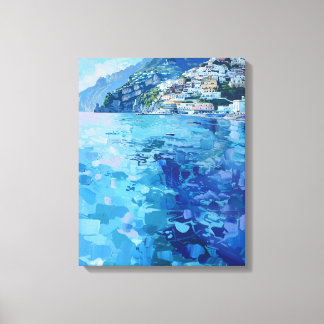 Amalfi Blues Canvas Print