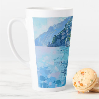 Amalfi Blues Latte Mug