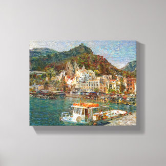 Amalfi by the Sea Canvas Print