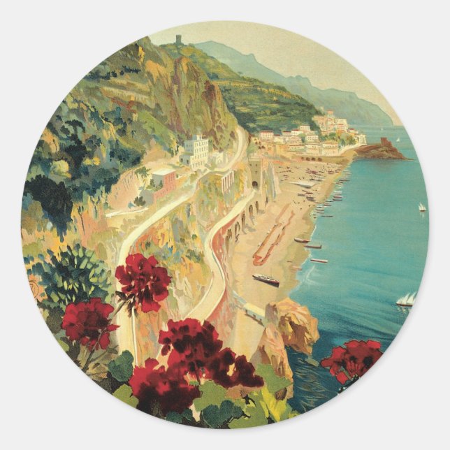 Amalfi Classic Round Sticker (Front)