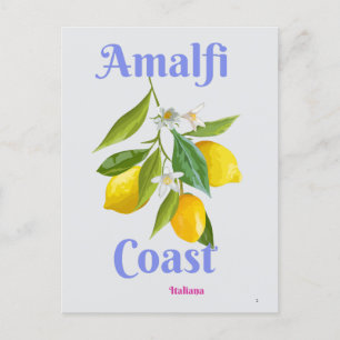 Amalfi coast holiday postcard
