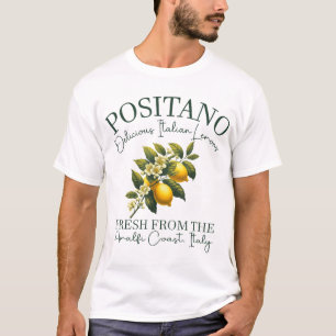 Amalfi Coast Italian Lemons Italian Town Summer T-Shirt