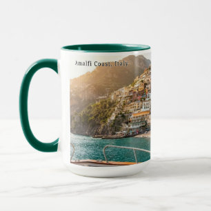 Amalfi Coast Italy Aesthetic Terrace View Landscap Mug