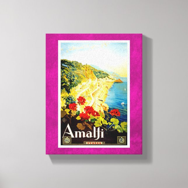 Amalfi Coast, Italy Canvas Print (Front)