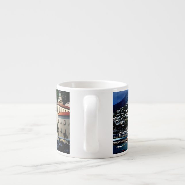 Amalfi Coast Italy Espresso Cup (Back)