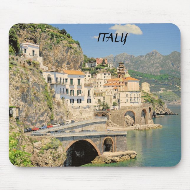 AMALFI COAST ITALY MOUSE PAD (Front)