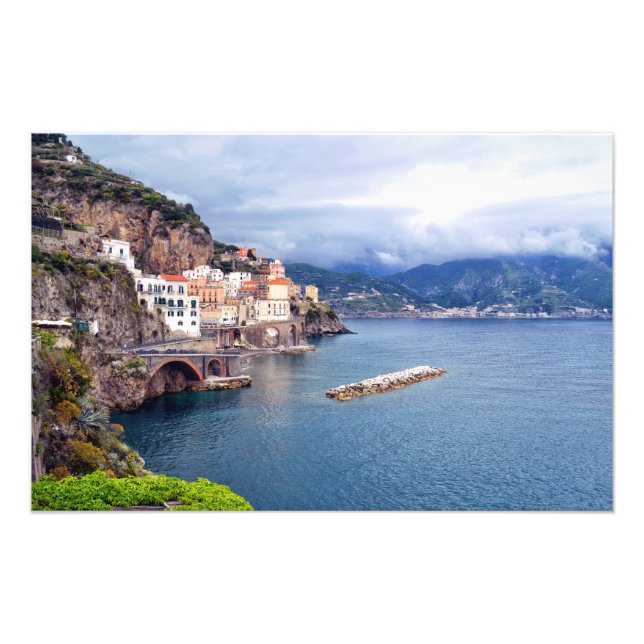 Amalfi Coast Italy Photo Print (Front)