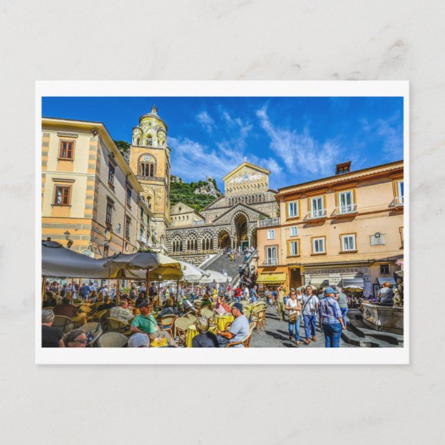 Amalfi Coast, Italy postcard   (Front)