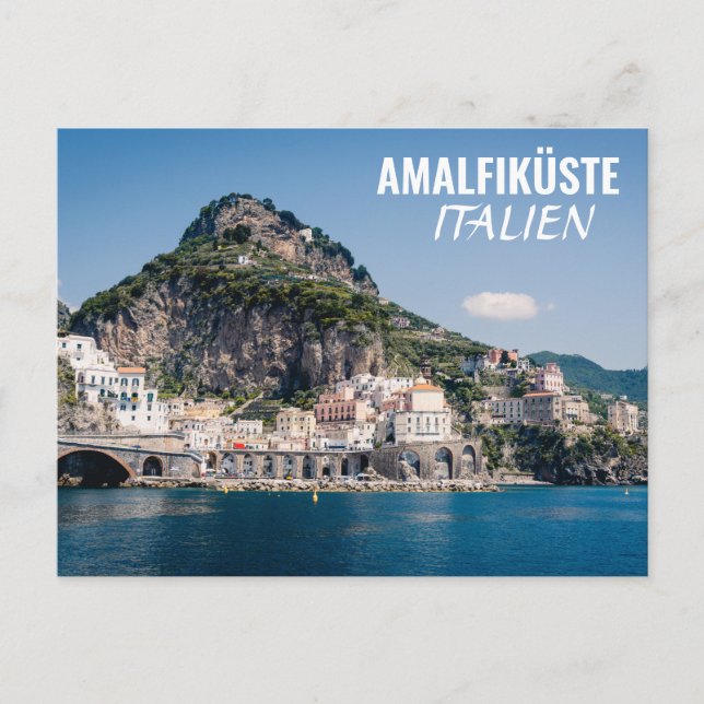 Amalfi Coast Italy Postcard (Front)