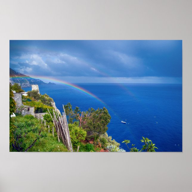 Amalfi Coast Italy Poster (Front)