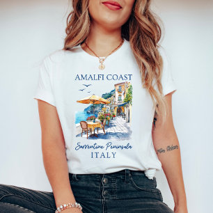 Amalfi Coast Italy Scenic Summer T-Shirt