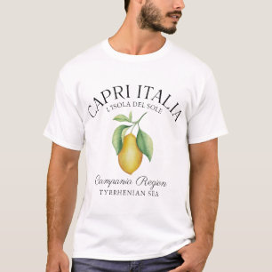  Amalfi Coast Italy Sorrento Capri Lemons Southern T-Shirt
