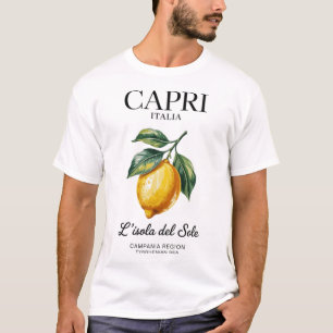 Amalfi Coast Italy Sorrento Lemons T-Shirt