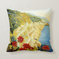Amalfi Coast, Italy Vintage Advertisment Poster