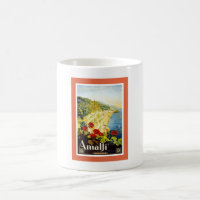 Amalfi Coast, Italy Vintage Travel Advertisement