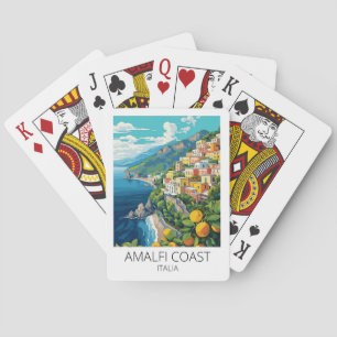 Amalfi Coast Italy Vintage Travel Playing Cards