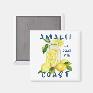 Amalfi Coast La Dolce Vita – Italian Limoncello Magnet