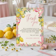 Amalfi Coast Lemon Summer Italian Ciao Baby Shower