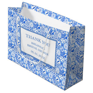 Amalfi Coast   Mediterranean Lemon Wedding Large Gift Bag