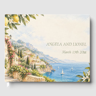 Amalfi Coast Positano Wedding Guest Book